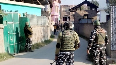 The encounter started late Monday night at Hoowra village in Kulgam district.(ANI / Representational Image) The encounter started late Monday night at Hoowra village in Kulgam district.(ANI / Representational Image)