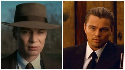 Christopher Nolan hints that the end to Oppenheimer has some similarities to his 2010 film Inception. Christopher Nolan hints that the end to Oppenheimer has some similarities to his 2010 film Inception.