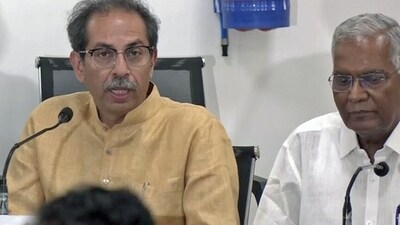 Uddhav Thackeray said the EVM will not decide the outcome of 2024, the people will. (ANI) Uddhav Thackeray said the EVM will not decide the outcome of 2024, the people will. (ANI)