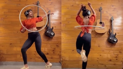 Woman dancing to Coke Studio’s Kana Yaari. (Instagram/@eshnakutty) Woman dancing to Coke Studio’s Kana Yaari. (Instagram/@eshnakutty)