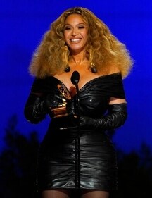 Both Beyoncé and SZA emerged as winners, tying for the prestigious award. Beyoncé's "Renaissance" and SZA's "SOS" stood out among the exceptional albums of the year. (Chris Pizzello/Invision/AP) Both Beyoncé and SZA emerged as winners, tying for the prestigious award. Beyoncé's "Renaissance" and SZA's "SOS" stood out among the exceptional albums of the year. (Chris Pizzello/Invision/AP)