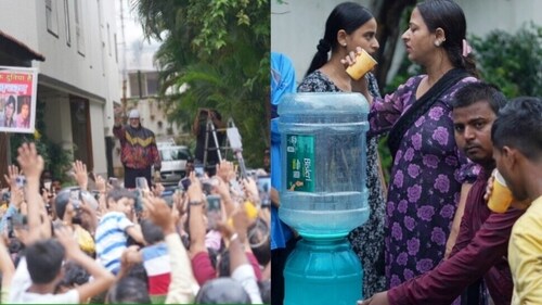 Amitabh also kept a jar of drinking water with lime. Amitabh also kept a jar of drinking water with lime.
