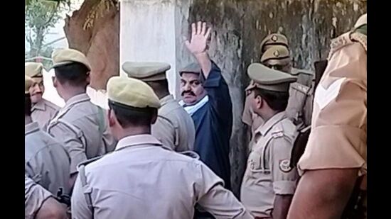 Associates of Atiq are wanted in cases of extortion and assault. (HT Photo)