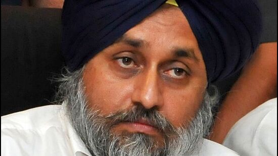 Shiromani Akali Dal (SAD) president Sukhbir Singh Badal (File photo)