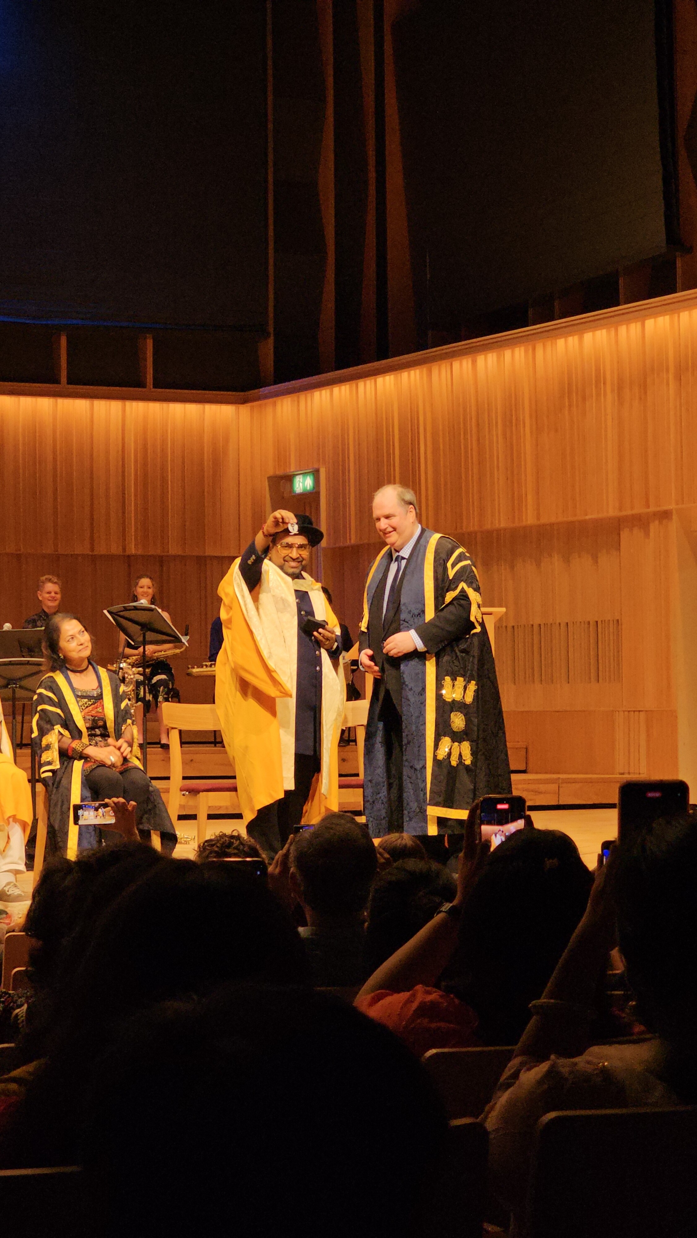 Shankar Mahadevan receives the doctorate Shankar Mahadevan receives the doctorate