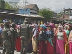 A screengrab of the video released by the army. (Screenshot)