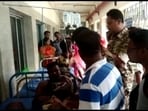 The situation is now peaceful at the site. Further details awaited. The situation is now peaceful at the site. Further details awaited.