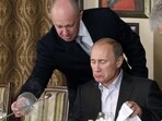 Yevgeny Prigozhin and Vladimir Putin. Yevgeny Prigozhin and Vladimir Putin.