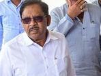 Karnataka home minister G Parameshwara. Karnataka home minister G Parameshwara.