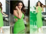 Kiara Advani wore a gorgeous green dress for the promotion of her upcoming film. Kiara Advani wore a gorgeous green dress for the promotion of her upcoming film.