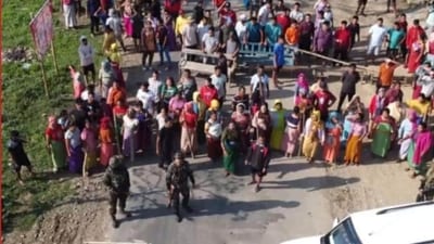 A screengrab of the video released by the army. (Screenshot) A screengrab of the video released by the army. (Screenshot)