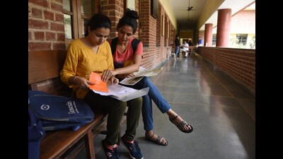 Admission for ITI began on June 12 and 2,07,380 students have registered for various courses under the ITI trades across the state till June 27. (HT PHOTO)
