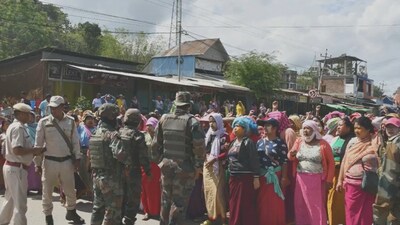 A screengrab of the video released by the army. (Screenshot)