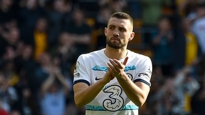 Chelsea's Mateo Kovacic applauds at the end of a match (AP) Chelsea's Mateo Kovacic applauds at the end of a match (AP)