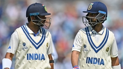 India's Shardul Thakur (L) and India's Ajinkya Rahane walk off the pitch (AFP) India's Shardul Thakur (L) and India's Ajinkya Rahane walk off the pitch (AFP)
