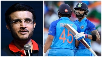 Ganguly shared his views about the ODI future of Rohit and Kohli (AP-AFP)