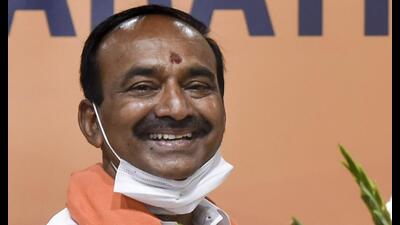 Eatala Rajender was in New Delhi on Saturday and Sunday to hold talks with the BJP top brass (PTI) Eatala Rajender was in New Delhi on Saturday and Sunday to hold talks with the BJP top brass (PTI)