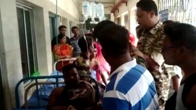 The situation is now peaceful at the site. Further details awaited. (ANI) The situation is now peaceful at the site. Further details awaited. (ANI)