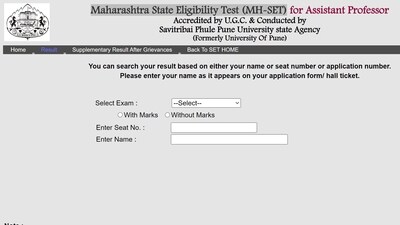 Maharashtra SET 2023 results out at setexam.unipune.ac.in Maharashtra SET 2023 results out at setexam.unipune.ac.in