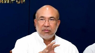 Manipur chief minister N Biren Singh (ANI) Manipur chief minister N Biren Singh (ANI)