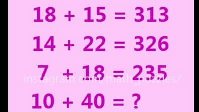 Can you solve this math puzzle? (Instagram/@mathpuzzle) Can you solve this math puzzle? (Instagram/@mathpuzzle)
