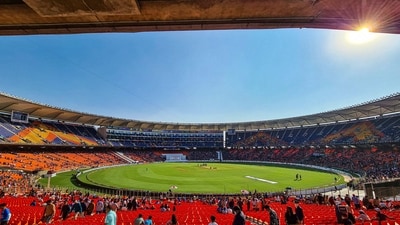 Ahmedabad: A general view of the newly named Narendra Modi Stadium (PTI) Ahmedabad: A general view of the newly named Narendra Modi Stadium (PTI)
