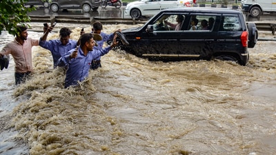 The IMD also informed that conditions are favourable for further advance of Southwest Monsoon into some more parts of Gujarat, Rajasthan, remaining parts of Haryana and Punjab during the next 2 days. (PTI) The IMD also informed that conditions are favourable for further advance of Southwest Monsoon into some more parts of Gujarat, Rajasthan, remaining parts of Haryana and Punjab during the next 2 days. (PTI)