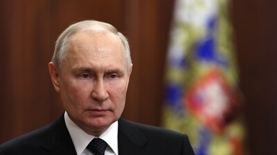 Russian president Vladimir Putin is seen. (AFP) Russian president Vladimir Putin is seen. (AFP)