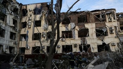 Two rockets were fired at the city of Kramatorsk. (REUTERS)