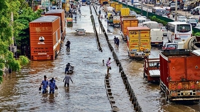 The India Meteorological Department (IMD) issued an alert for heavy rainfall in most parts of the country as the monsoon reached the Northern and Western parts of the country. (PTI) The India Meteorological Department (IMD) issued an alert for heavy rainfall in most parts of the country as the monsoon reached the Northern and Western parts of the country. (PTI)