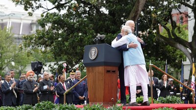India and the US have embraced each other as there is global convergence between the two natural allies. India and the US have embraced each other as there is global convergence between the two natural allies.