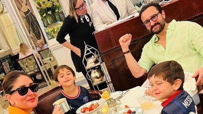 Kareena Kapoor shared a picture of her 'colourful' breakfast from her London vacation. Kareena Kapoor shared a picture of her 'colourful' breakfast from her London vacation.