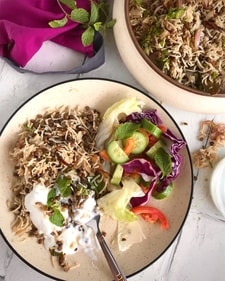 Mujaddara recipe (Natasha Celmi)