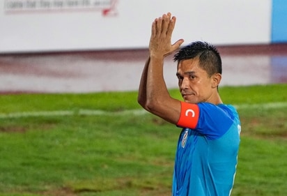 Sunil Chhetri is the fourth-highest international goal-scorer of all-time. (PTI) Sunil Chhetri is the fourth-highest international goal-scorer of all-time. (PTI)