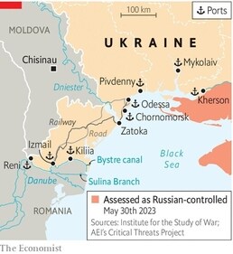 Russia-controlled (The Economist) Russia-controlled (The Economist)