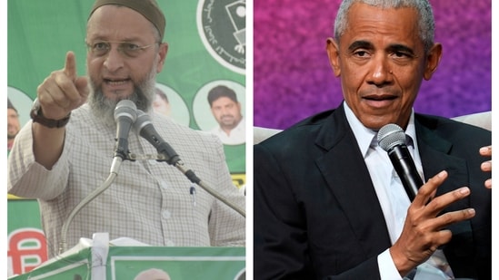 Asaduddin Owaisi commented on Obama's statement and the BJP leaders' condemnation of it.