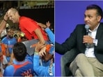 Gary Kirsten (L) was the head coach of the side that lifted the 2011 World Cup; Virender Sehwag at the ICC event