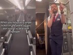 18-hour flight delay turned into a 'private party.'