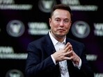 FILE PHOTO: Elon Musk, Chief Executive Officer of SpaceX and Tesla and owner of Twitter, gestures as he attends the Viva Technology conference dedicated to innovation and startups at the Porte de Versailles exhibition centre in Paris, France, June 16, 2023. REUTERS/Gonzalo Fuentes/File Photo/File Photo