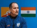 Indian Football head coach Igor Stimac during a press conference ahead of SAFF Championship