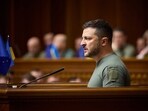 Ukrainian President Volodymyr Zelensky.