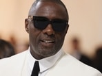 Idris Elba poses at the Met Gala, an annual fundraising gala held for the benefit of the Metropolitan Museum of Art's Costume Institute with this year's theme "Karl Lagerfeld: A Line of Beauty", in New York City. 