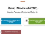 TSPSC Group 1 Answer Key 2022 out at tspsc.gov.in, download link here