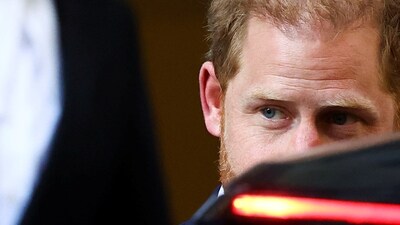 Britain's Prince Harry, Duke of Sussex, departs the Rolls Building of the High Court in London, Britain. (Reuters)