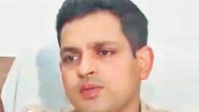 Mumbai, India - March 22, 2022: Deputy Commissioner of Police (DCP) Saurabh Tripathi suspended by Maharashtra home department after being booked in the Angadia extortion case, in Mumbai, India, on Tuesday, March 22, 2022. (HT Photo) (Hindustan Times) Mumbai, India - March 22, 2022: Deputy Commissioner of Police (DCP) Saurabh Tripathi suspended by Maharashtra home department after being booked in the Angadia extortion case, in Mumbai, India, on Tuesday, March 22, 2022. (HT Photo) (Hindustan Times)