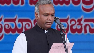Priyank Kharge says chief minister Siddaramaiah will decide on SIT to probe scams during the BJP’s rule. (PTI)