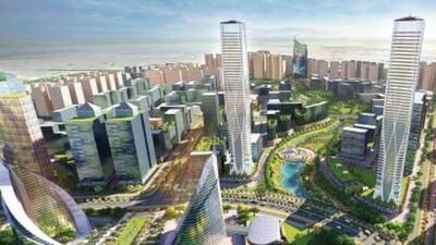 The plan for Girigram Global City Project, a mixed-land use initiative. (HT File) The plan for Girigram Global City Project, a mixed-land use initiative. (HT File)