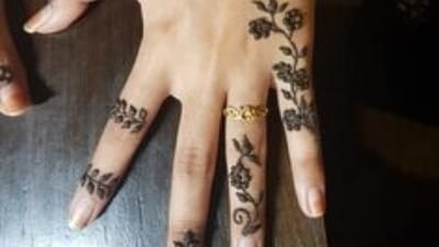 Minimalistic mehndi designs: in case you are a person who believes in keeping it minimal and classy, here is a way of doing so. Deck up in minimalistic design and keep it chic. (Pinterest) Minimalistic mehndi designs: in case you are a person who believes in keeping it minimal and classy, here is a way of doing so. Deck up in minimalistic design and keep it chic. (Pinterest)