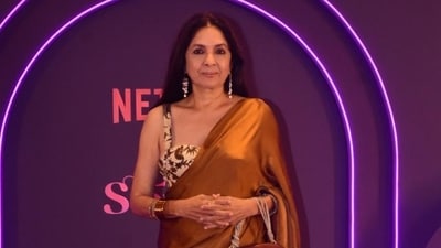Neena Gupta at a promotional event of Lust Stories 2 on Tuesday. (Varinder Chawla) Neena Gupta at a promotional event of Lust Stories 2 on Tuesday. (Varinder Chawla)