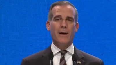 US Ambassador Eric Garcetti at an event in IIT-Delhi on Wednesday (ANI) US Ambassador Eric Garcetti at an event in IIT-Delhi on Wednesday (ANI)